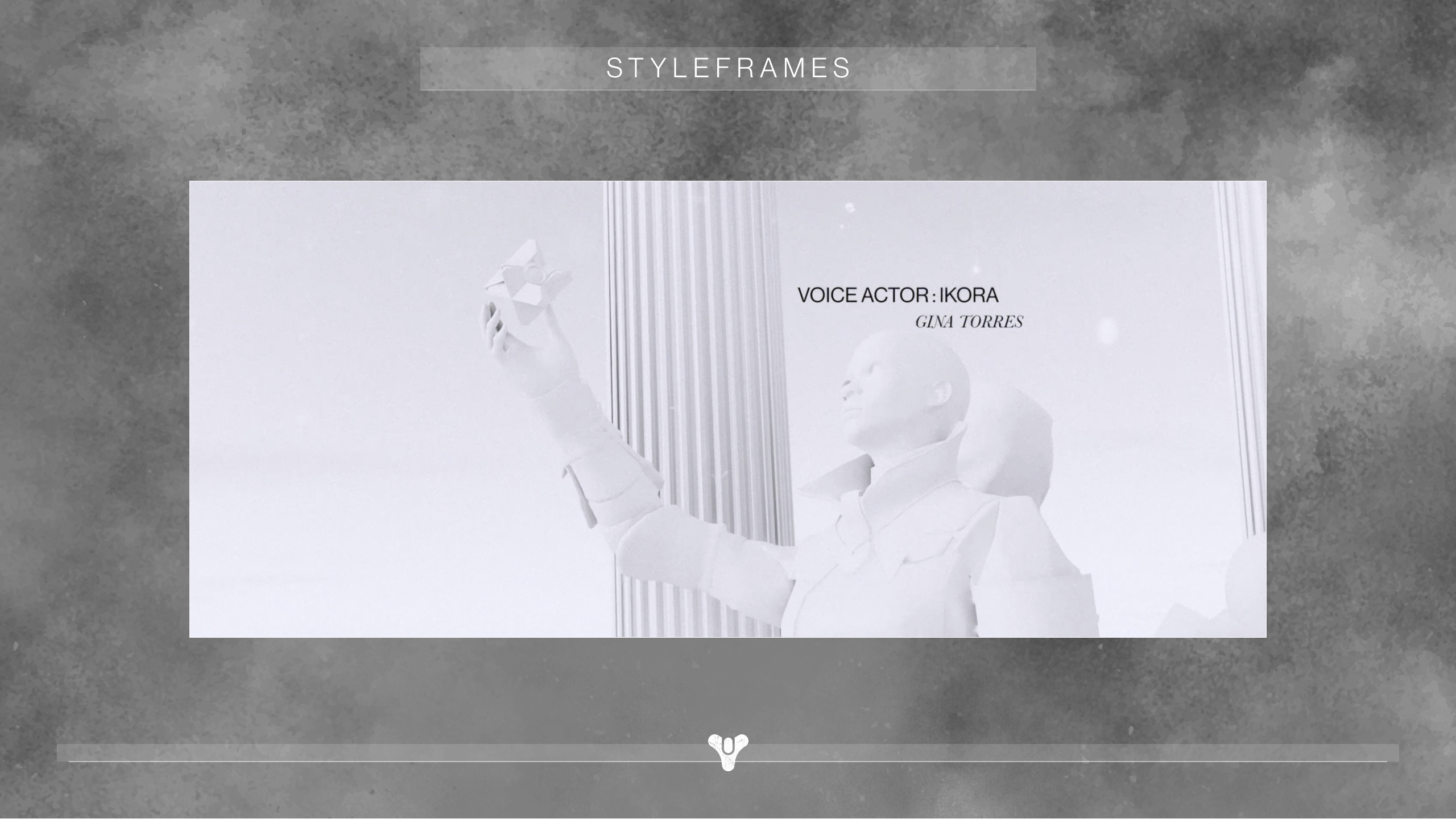 Styleframe de l'animation Ikora