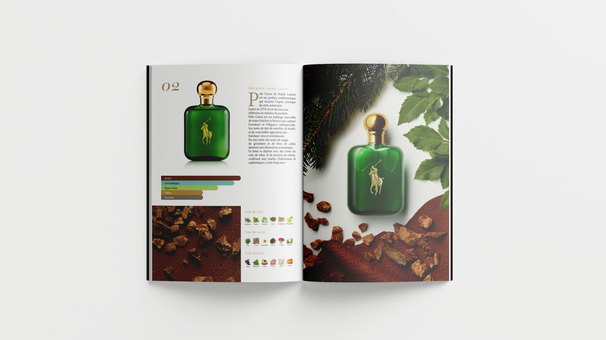 Page du magazine, Polo Green