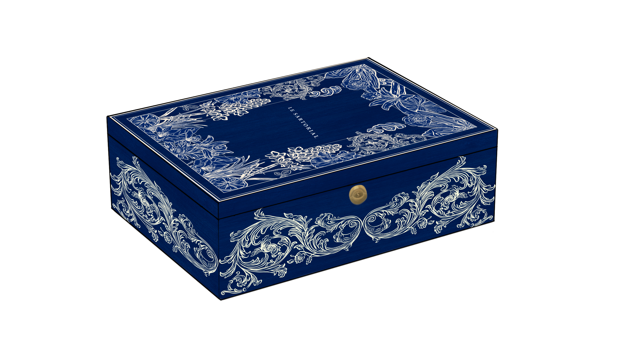 Dessin de la boite prestige fermée